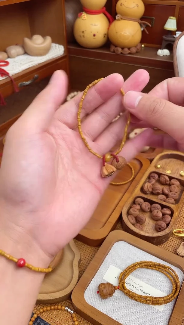 竹节手串一物一拍好运连连款
