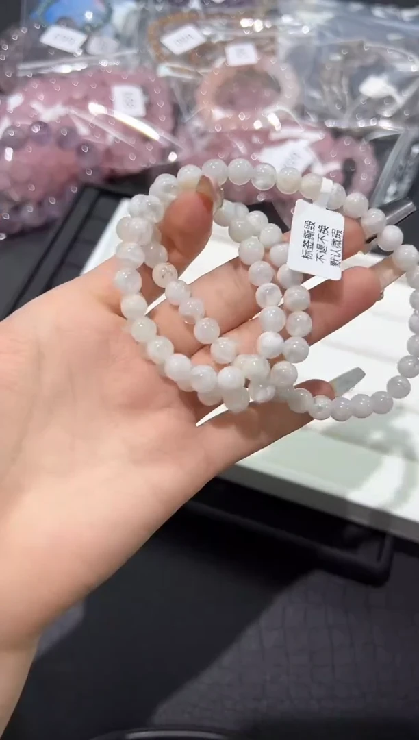 水晶手串未镶嵌72b多样性发其一【1条】默认微瑕