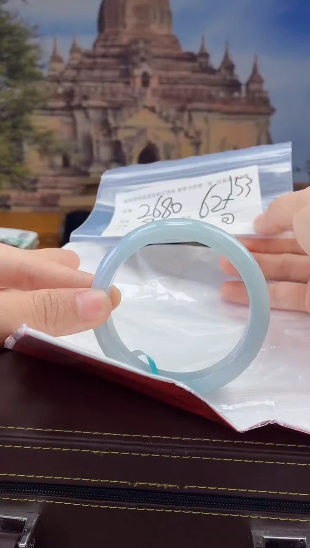 未镶嵌手镯定制翡翠毛货手镯需精细抛光/62