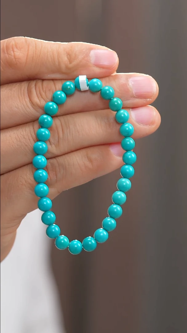 未镶嵌绿松石手串1