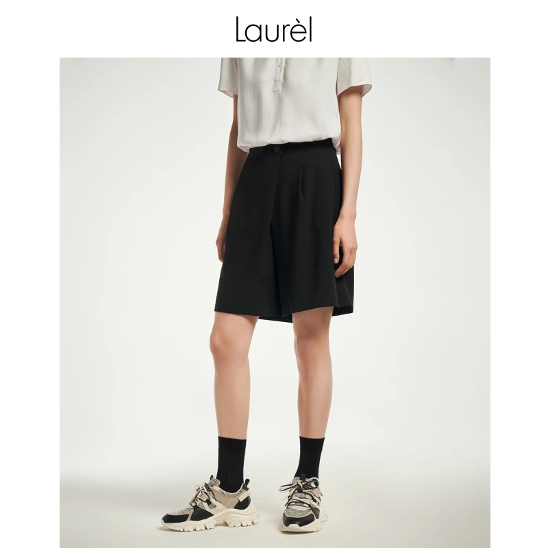 【晨粉专享】Laurel经典羊毛短裤女LWL352K05100