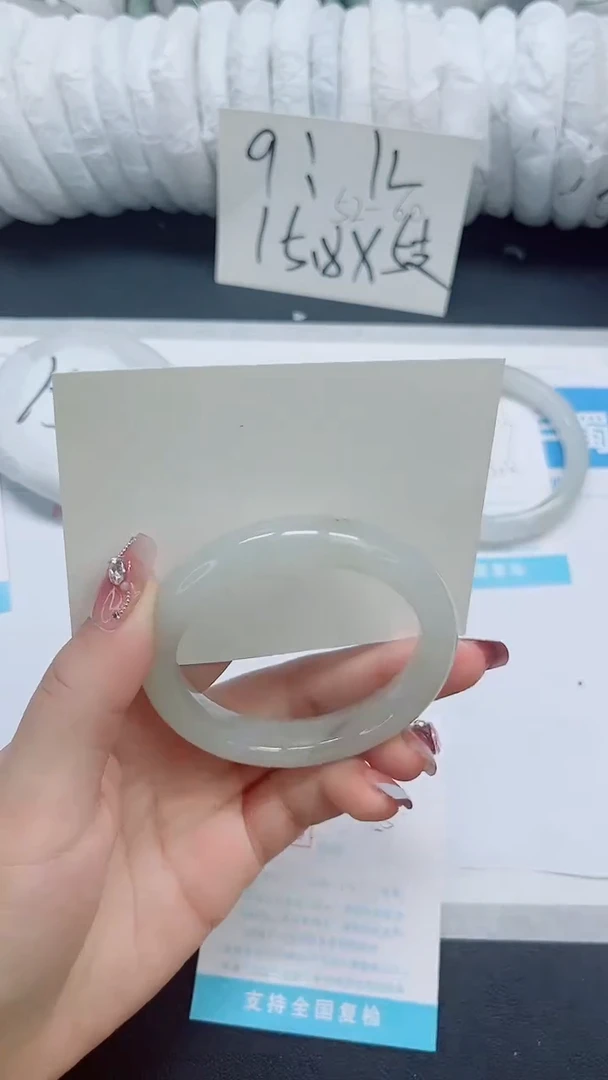 石英质玉手镯未镶嵌b60-圈口55