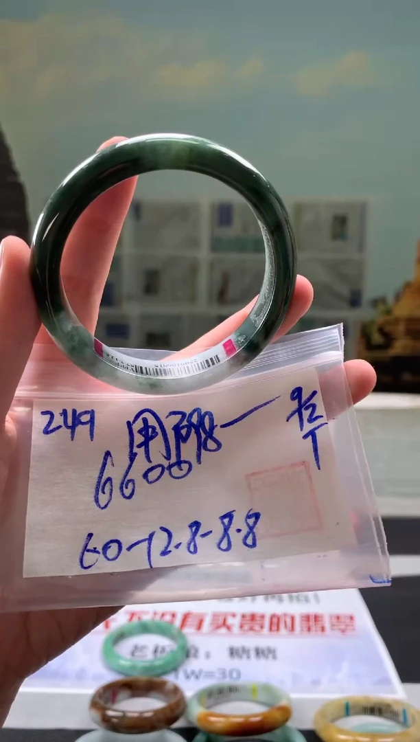 未镶嵌手镯翡翠用****1翡翠手镯 下单联系小耳机#249