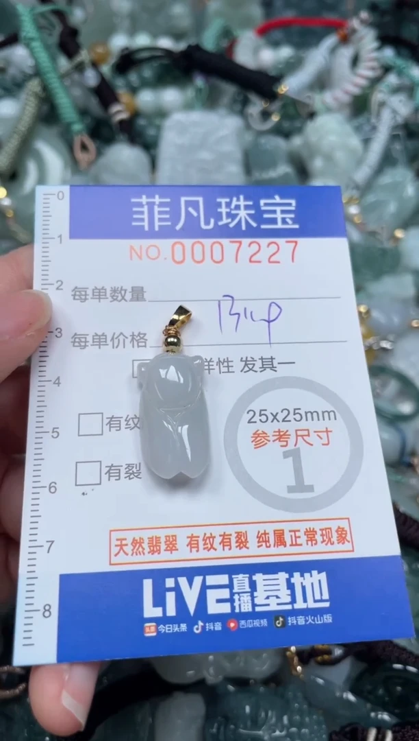 【闪购商品】翡翠颈饰未镶嵌00..7227