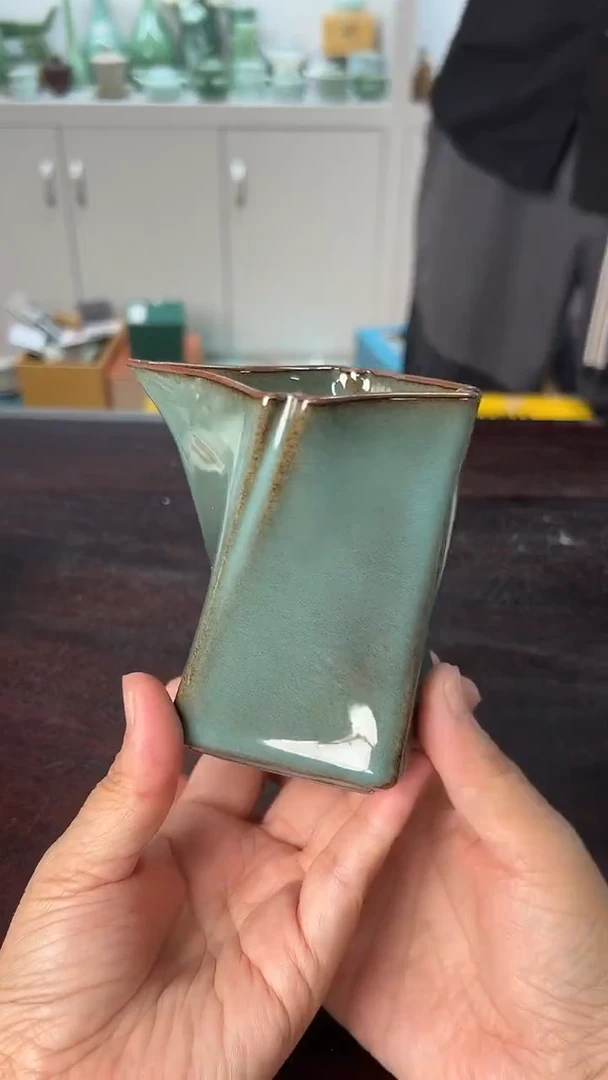 龙泉云间青瓷小米茶器