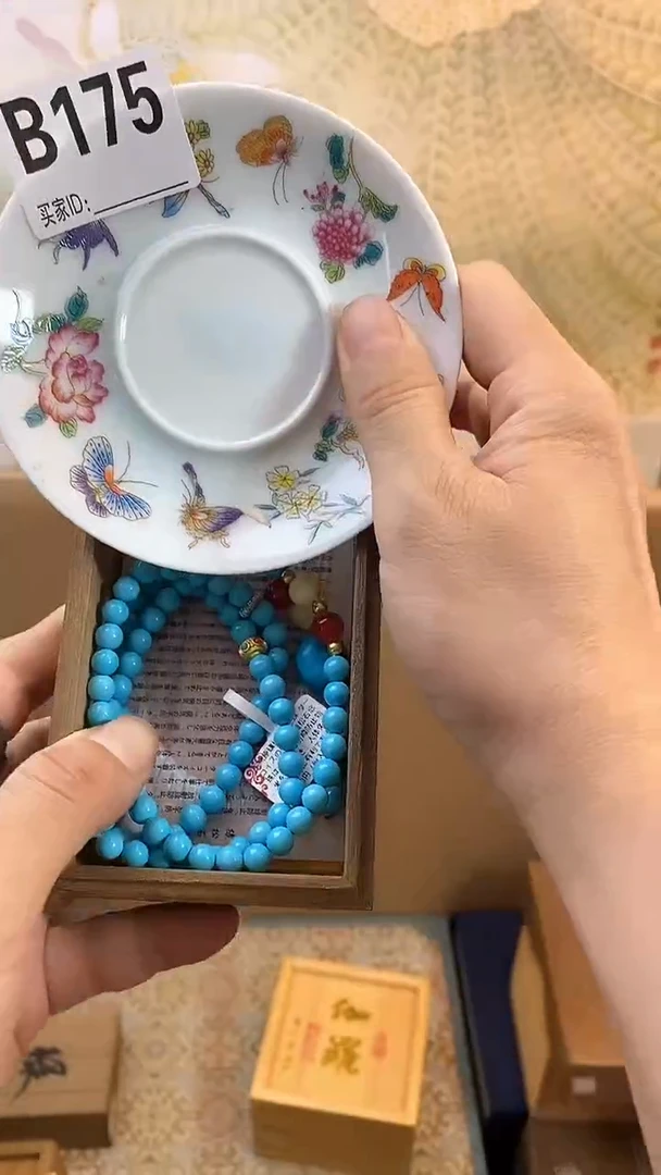 琉璃手工艺品B175瓷器手串儿多样性发一