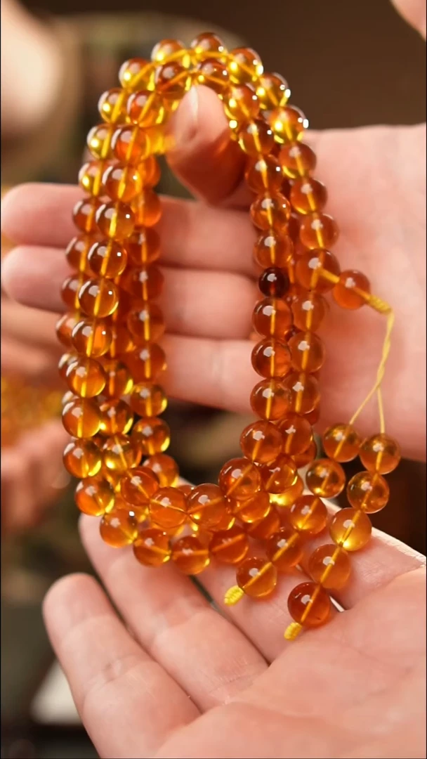 琥珀颈饰未镶嵌9+紫罗兰108