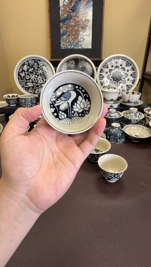 二号釉一路连科金鳞盏
