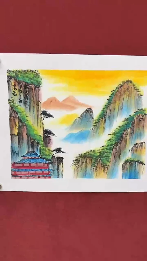 国画张敬老师国画精品