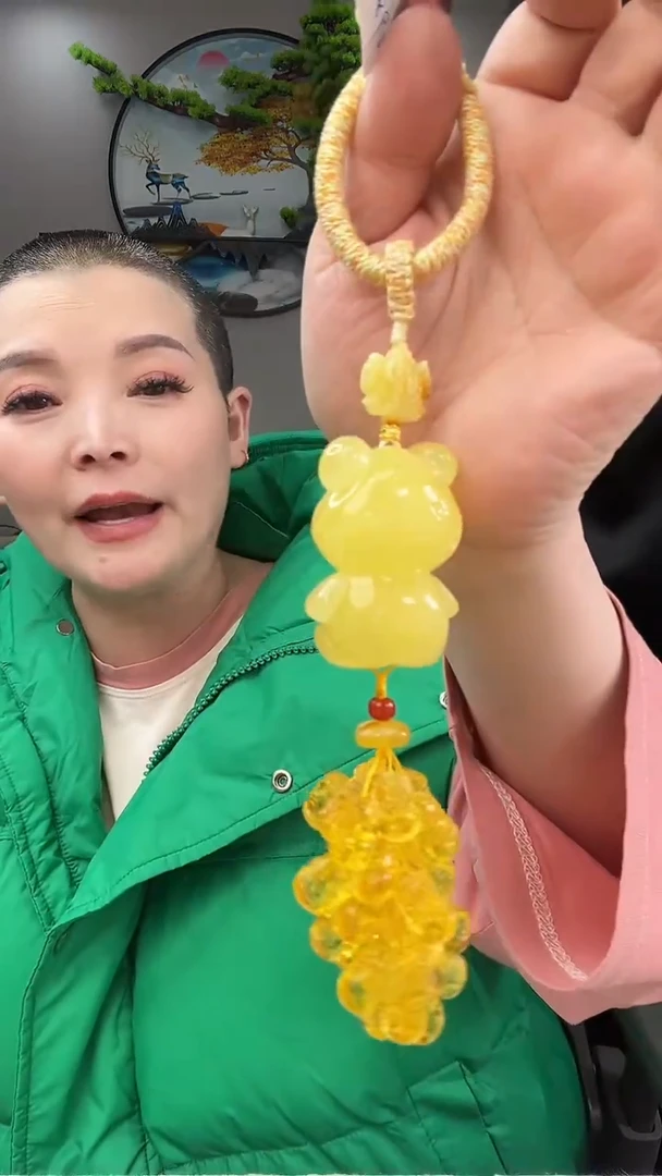 【闪购商品】琥珀颈饰未镶嵌吊坠