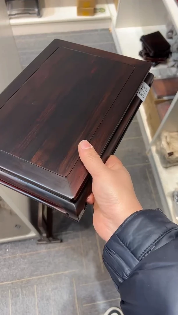 【闪购商品】红酸枝木类端景台工艺品底座573