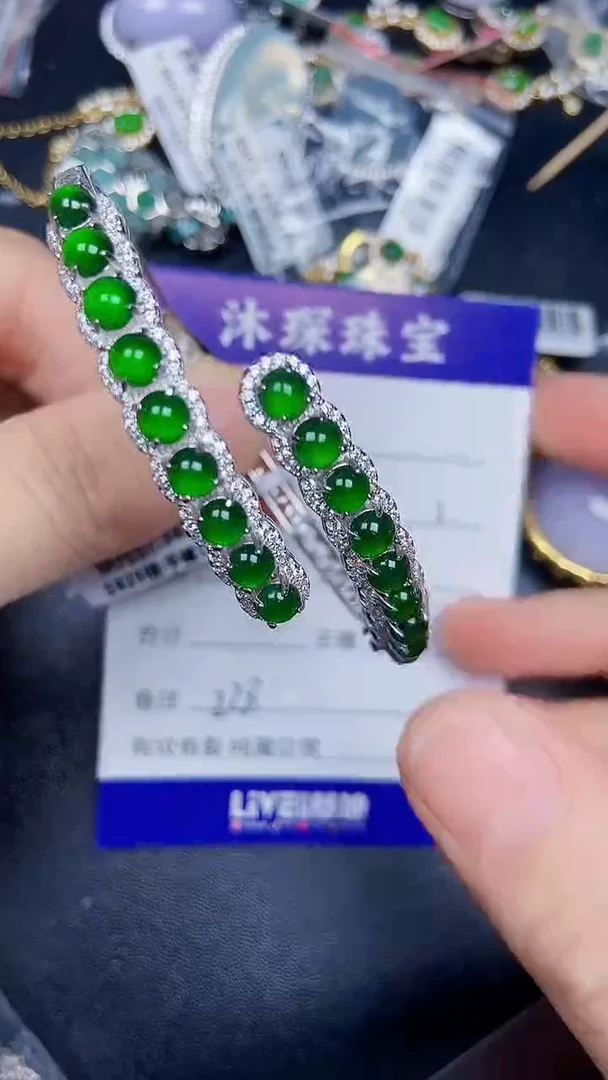 银S925镶嵌戒指翡翠2280