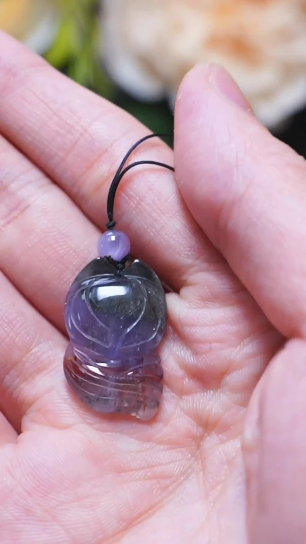 K011极光23九尾狐挂件未镶嵌水晶多样性发其一