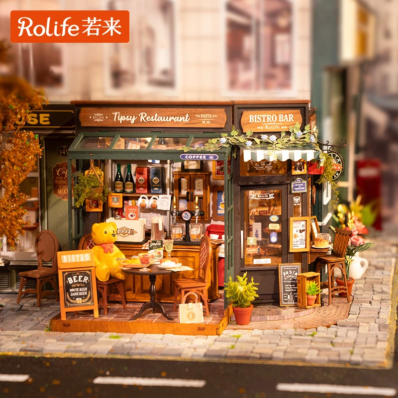 【小熊餐吧】若来rolife木质DIY小屋拼装玩具情侣生日礼物DIY艺术屋