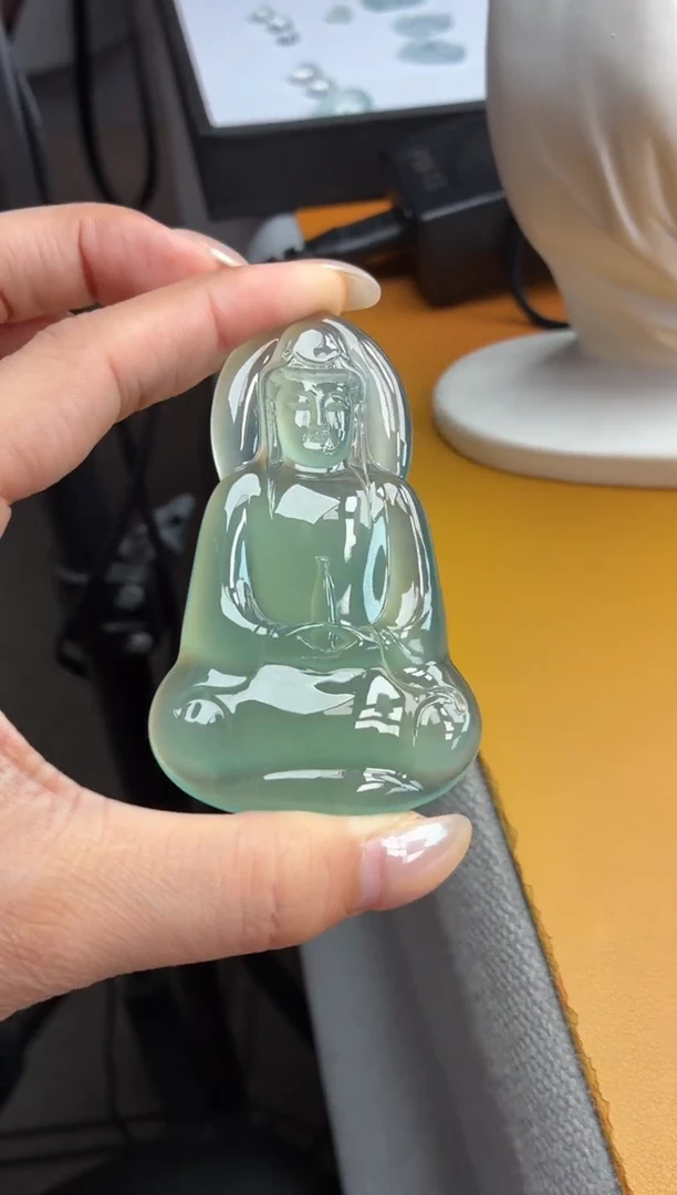 吊坠(不含链)未镶嵌翡翠47 素衣 74.8 46.2 8.0