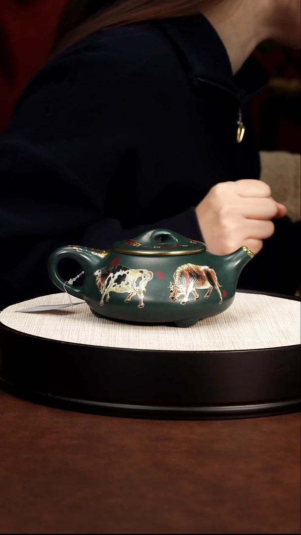 茶壶紫砂 景舟石瓢苏门答腊青 汪庆龙