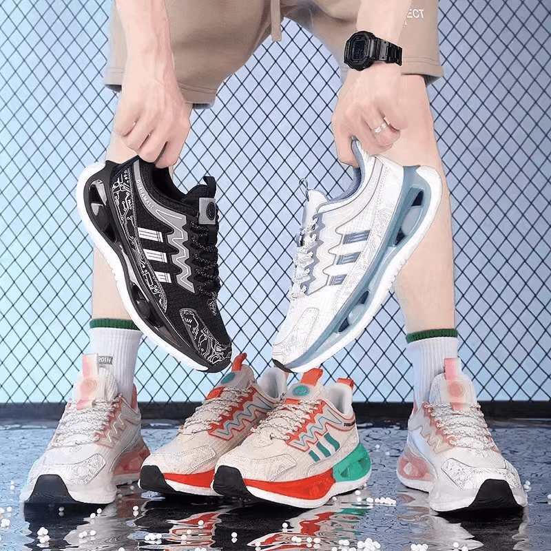 001到200缓震透气网面休闲鞋潮流轻便