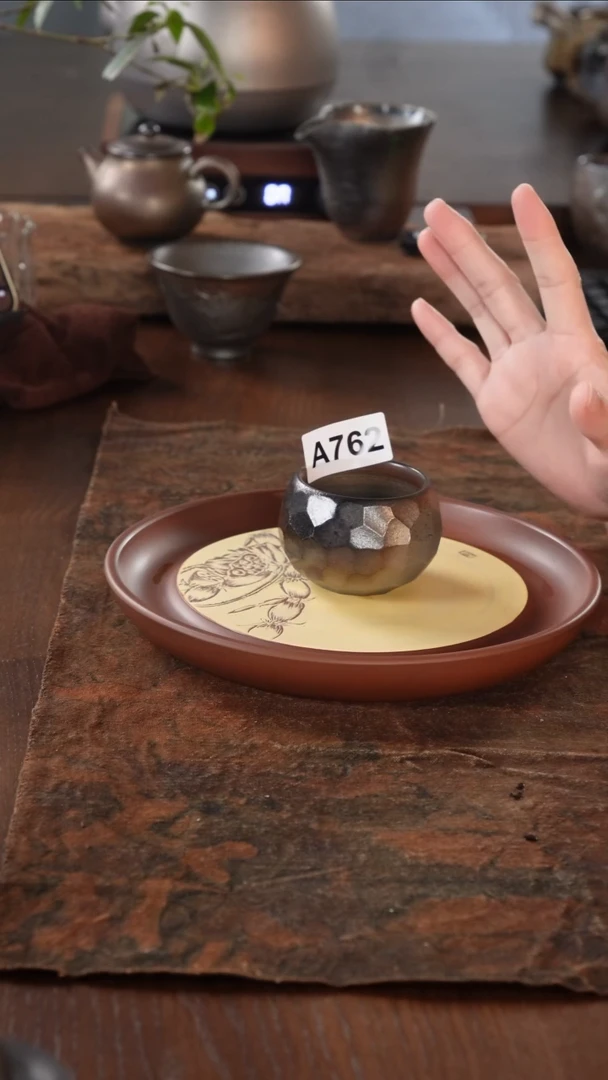 广西钦州坭兴陶纯手工纯柴烧杯