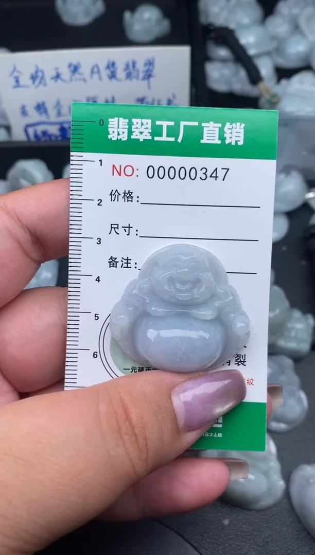 翡翠未镶嵌颈饰缅甸天然A货翡翠0347