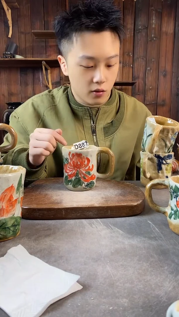 碗882，手工手绘，超值陶瓷！