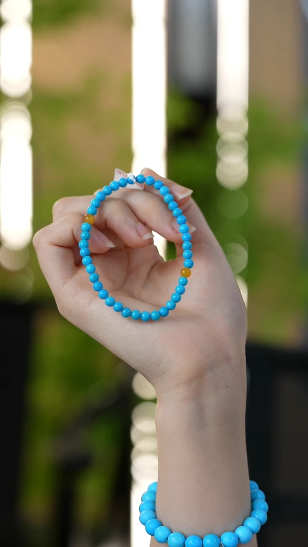 未镶嵌绿松石手串手串