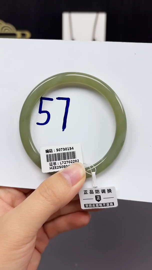 未镶嵌手镯和田玉0154