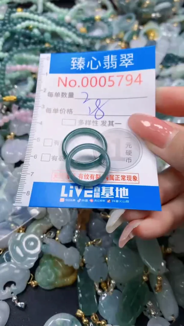 翡翠未镶嵌颈饰5794