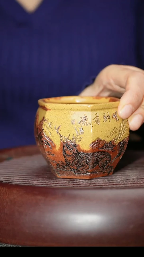 茶杯紫砂紫砂主人杯福利放漏