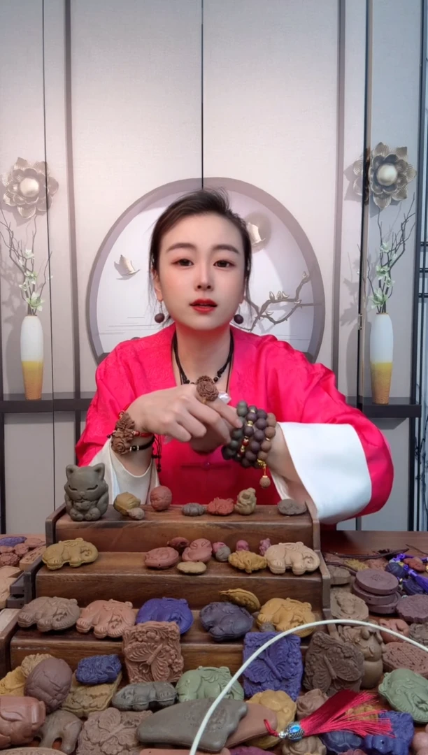 【闪购商品】泥塑何摇清梦手串