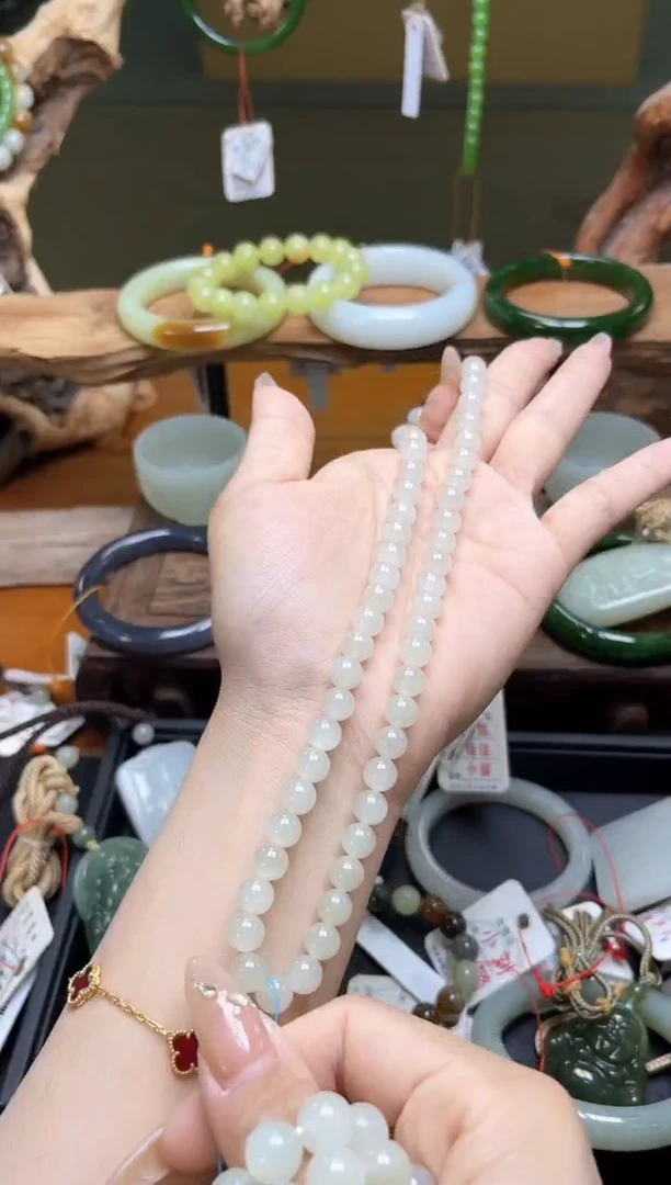 项链未镶嵌和田玉卡8于田 妈妈链 9010449