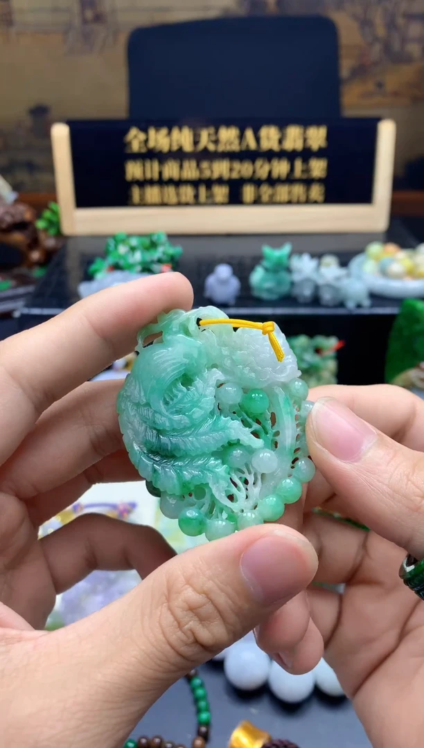 颈饰未镶嵌翡翠W**娇天然缅甸翡翠A货