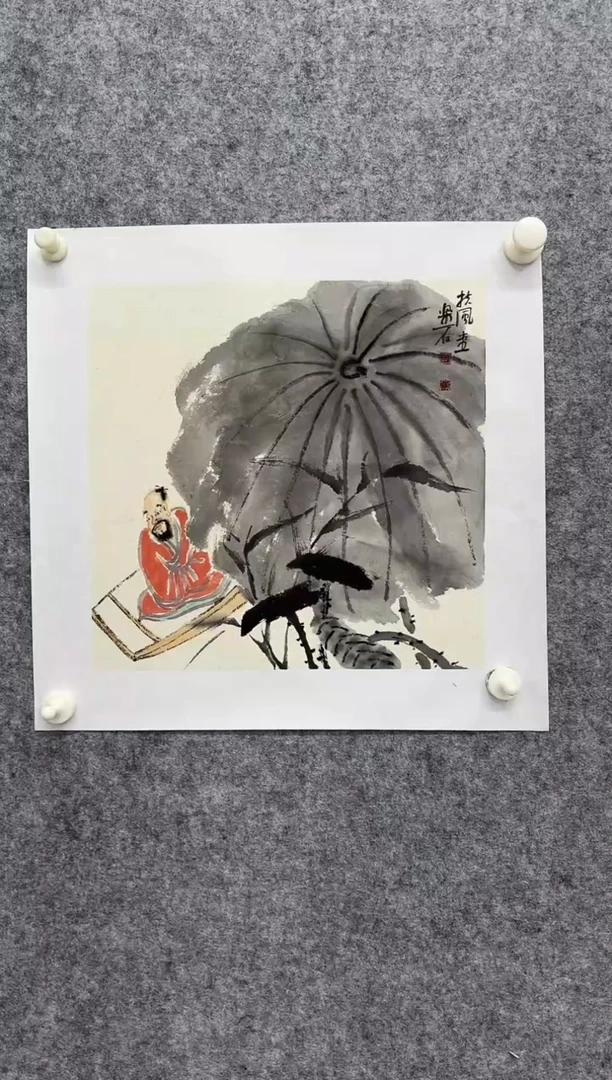 国画DH-LS老师绘画作品