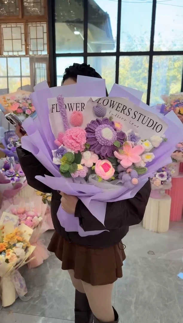 非遗手工定制花束，孤品清仓！