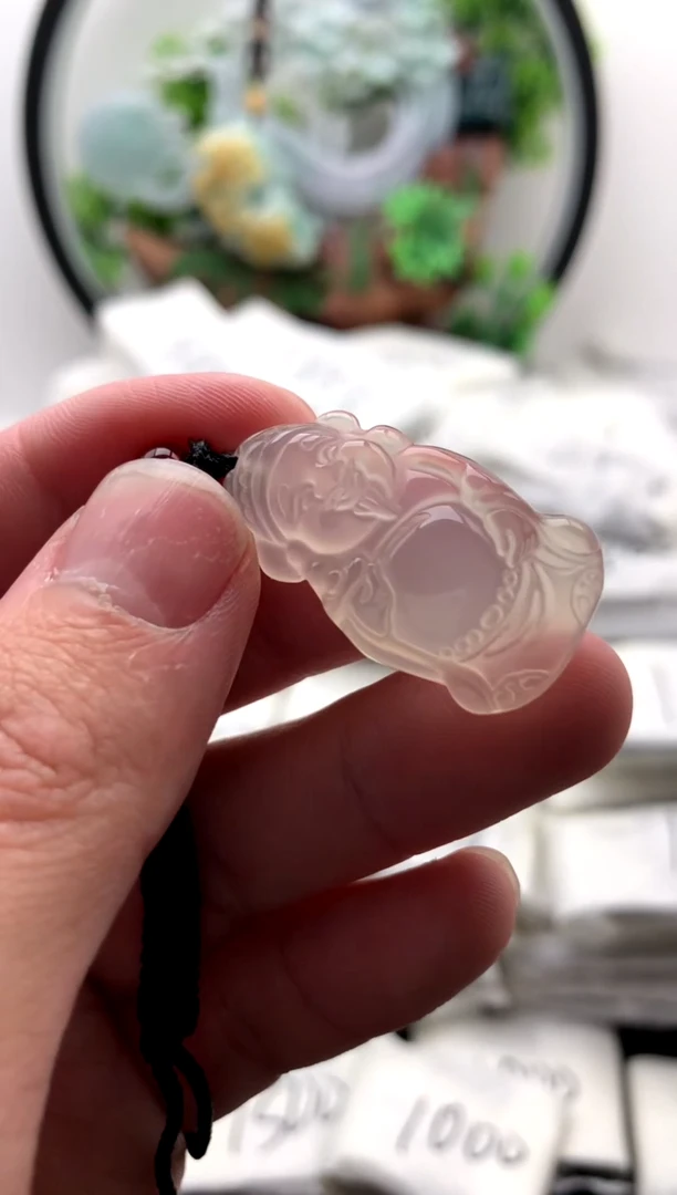 【闪购商品】玛瑙/玉髓颈饰未镶嵌小财神