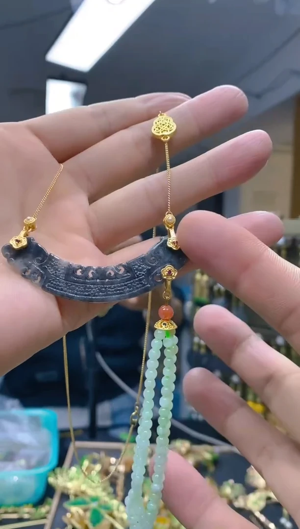 【闪购商品】翡翠耳饰合金132翡翠耳钩