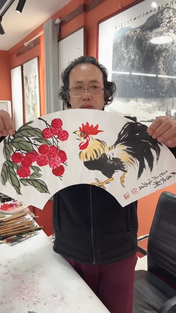 国画李火庆/国画/花鸟