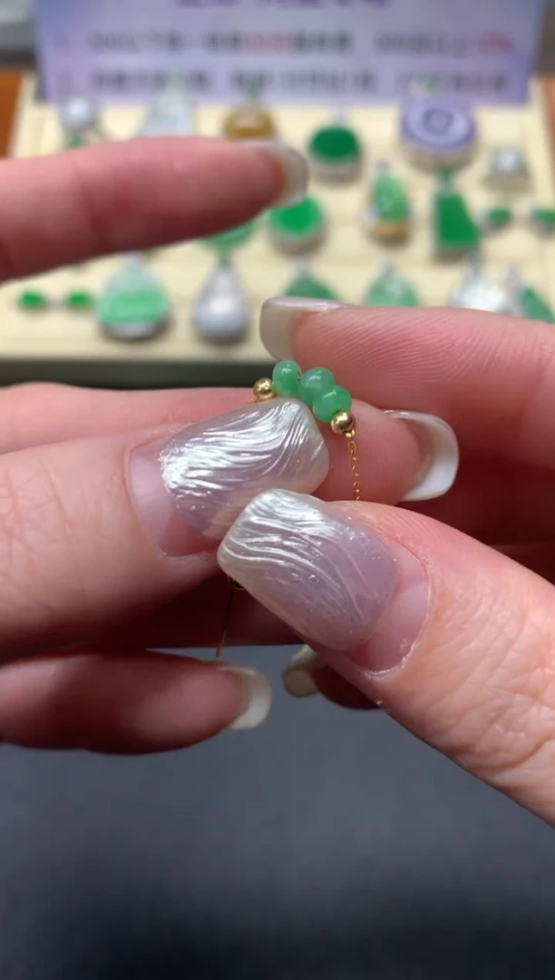 【闪购商品】翡翠戒指18K金镶嵌戒指|220+30