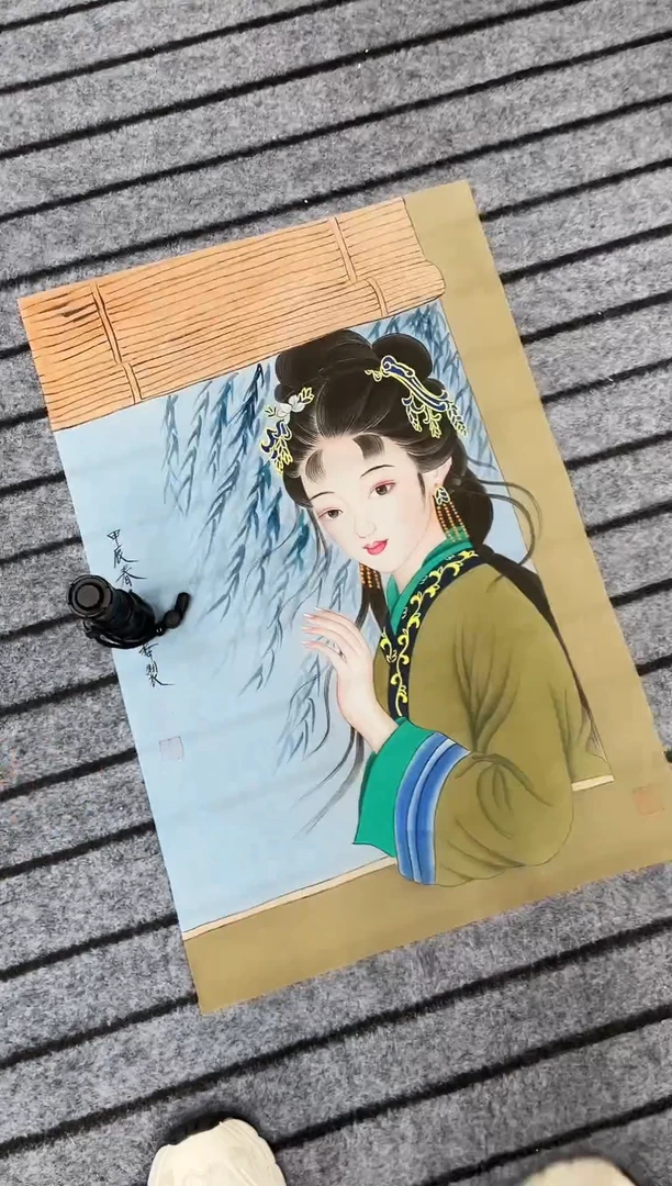 国画精品开三人物