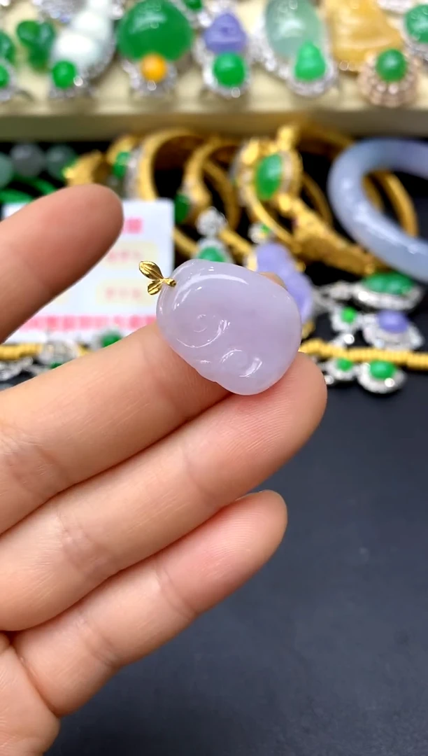 颈饰未镶嵌翡翠115-中国好珍宝