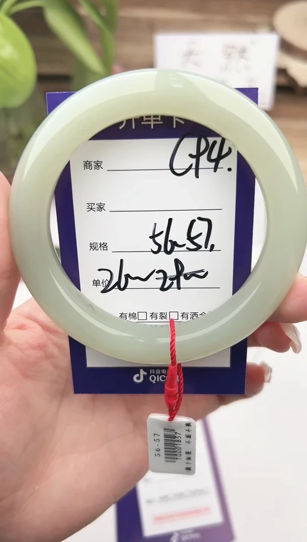 未镶嵌手镯和田玉微色差C94