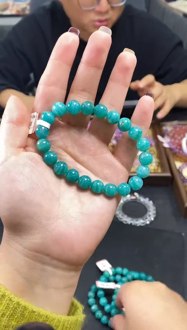 未镶嵌手串天河石721多样性发其一