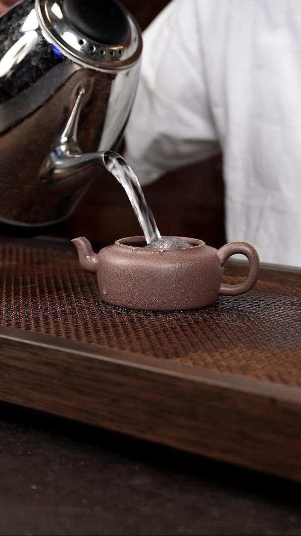 茶壶紫砂桃花泥旭帽