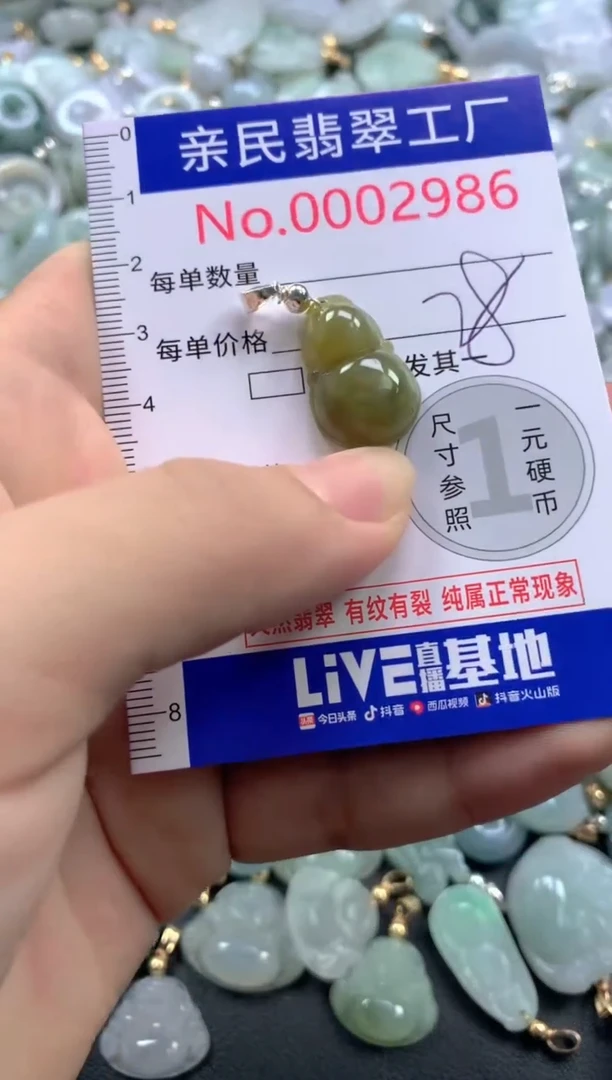 颈饰未镶嵌翡翠2986