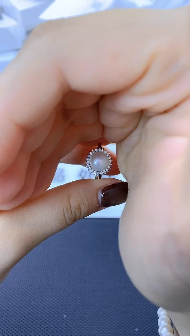 未镶嵌耳饰淡水珍珠jz1004