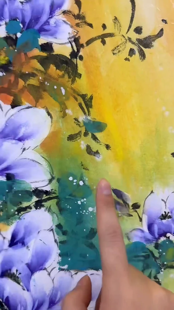 国画王炳杰手绘绘画作品3-3