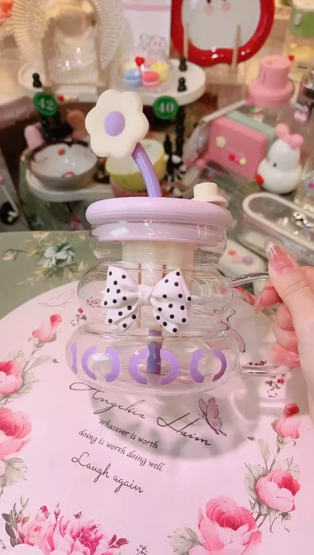 【闪购商品】摆件大容量吸管杯紫品质好，发货快，放心拍