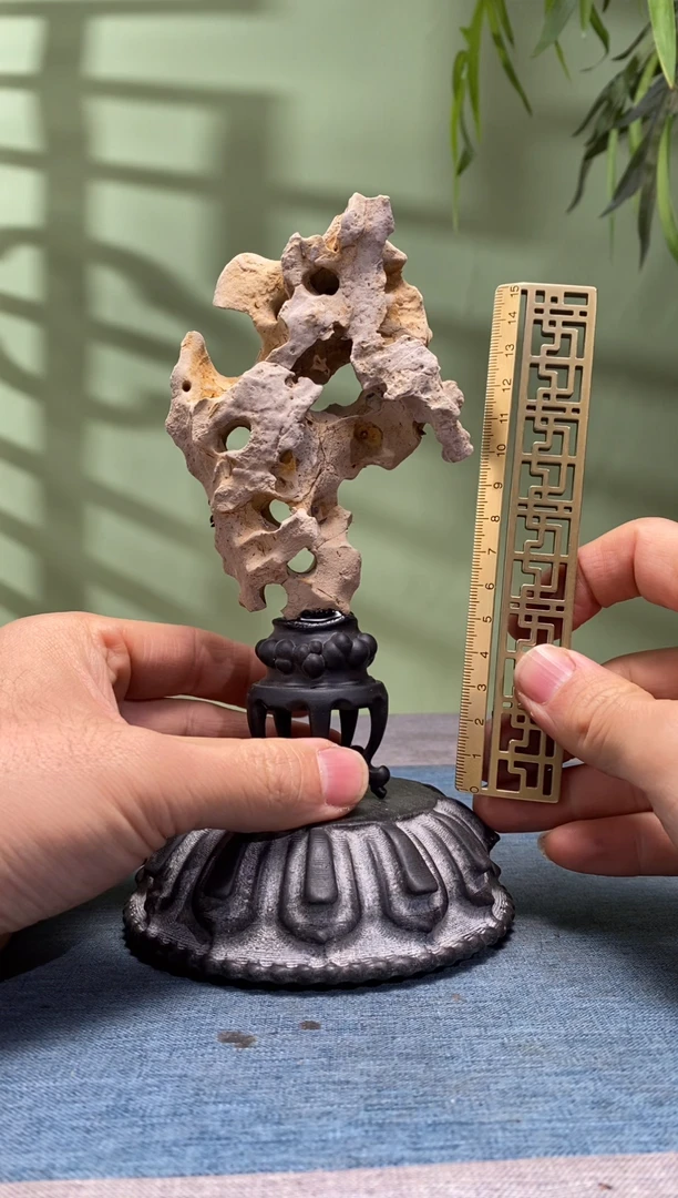 石材树脂底座 石头是青州玲珑石