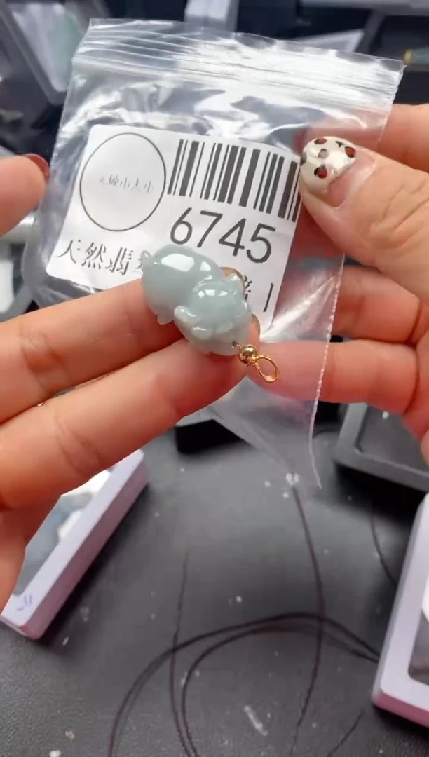 吊坠(不含链)未镶嵌翡翠6745