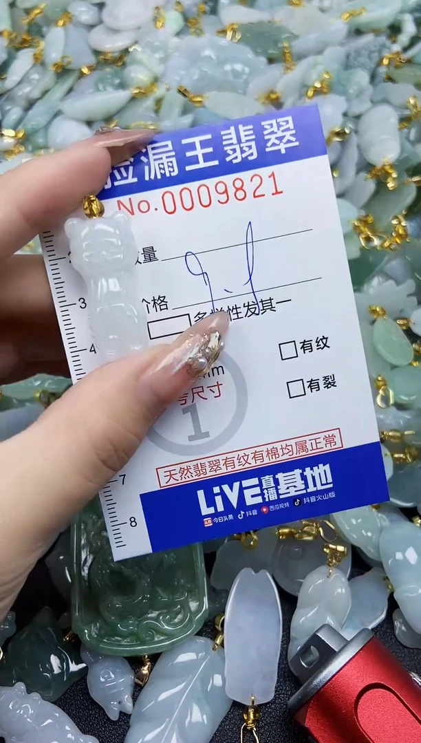 翡翠未镶嵌颈饰天然A货翡翠