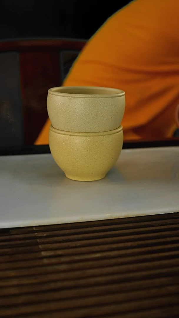 茶杯紫砂奥**?大水潭，四井本绿缸杯200毫升